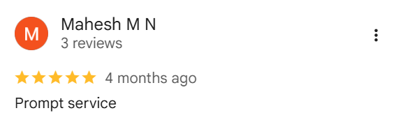 Google Review Screenshot