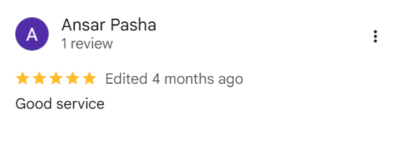 Google Review Screenshot