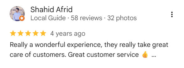 Google Review Screenshot