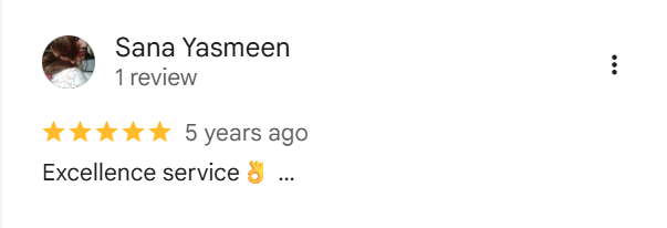 Google Review Screenshot