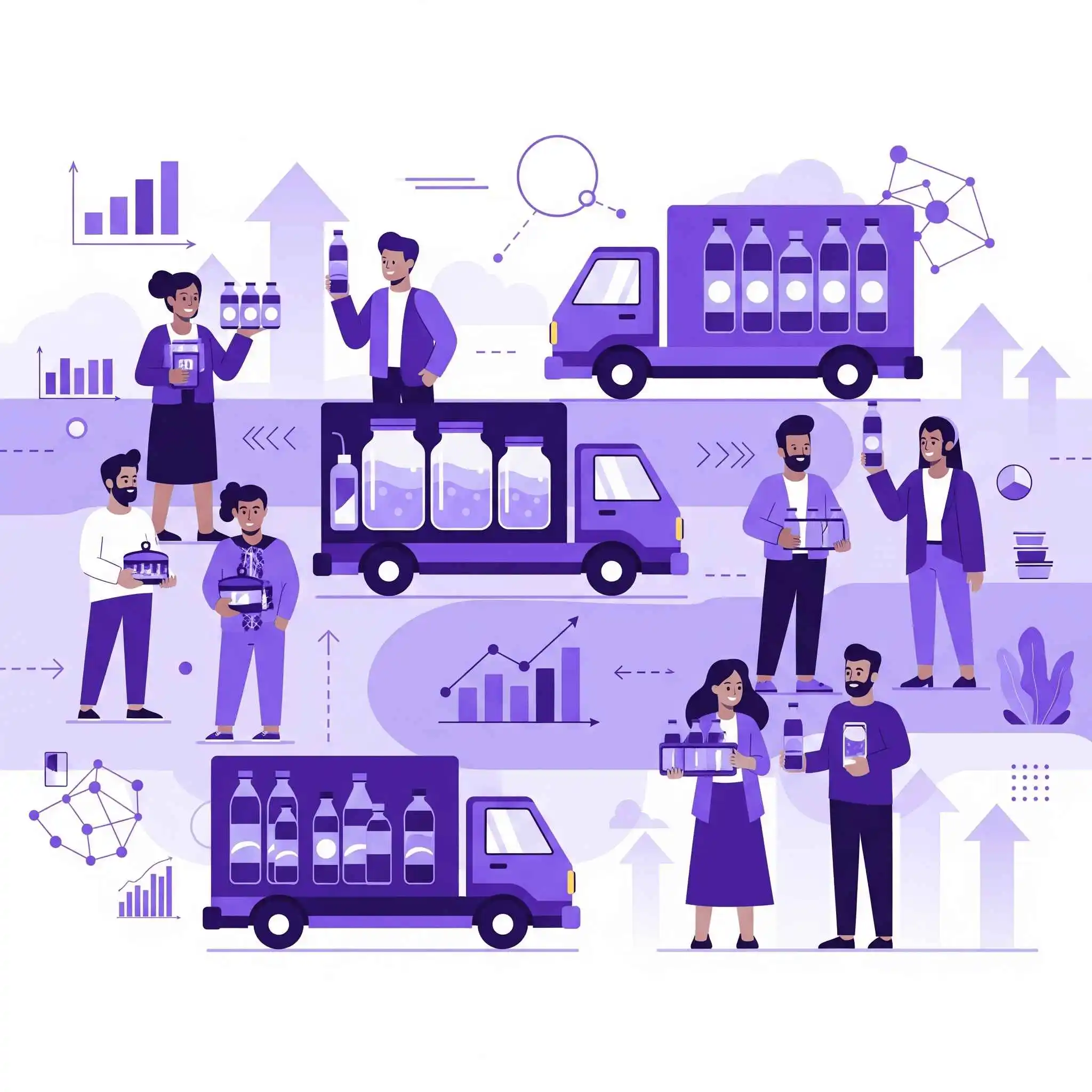 Business growth illustration